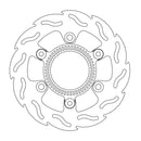 Flame Series Rear Brake Rotor Rear For Kawasaki EX 300 2013-2016