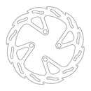 Flame Series Fixed Front Brake Rotor Silver For Honda GROM 125 2014