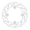 Flame Series Fixed Rear Brake Rotor Silver For MV Agusta Brutale 1000 ABS 2020