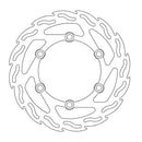 Flame Series Fixed Front Brake Rotor Silver For Honda CB 125 F 2015-2017