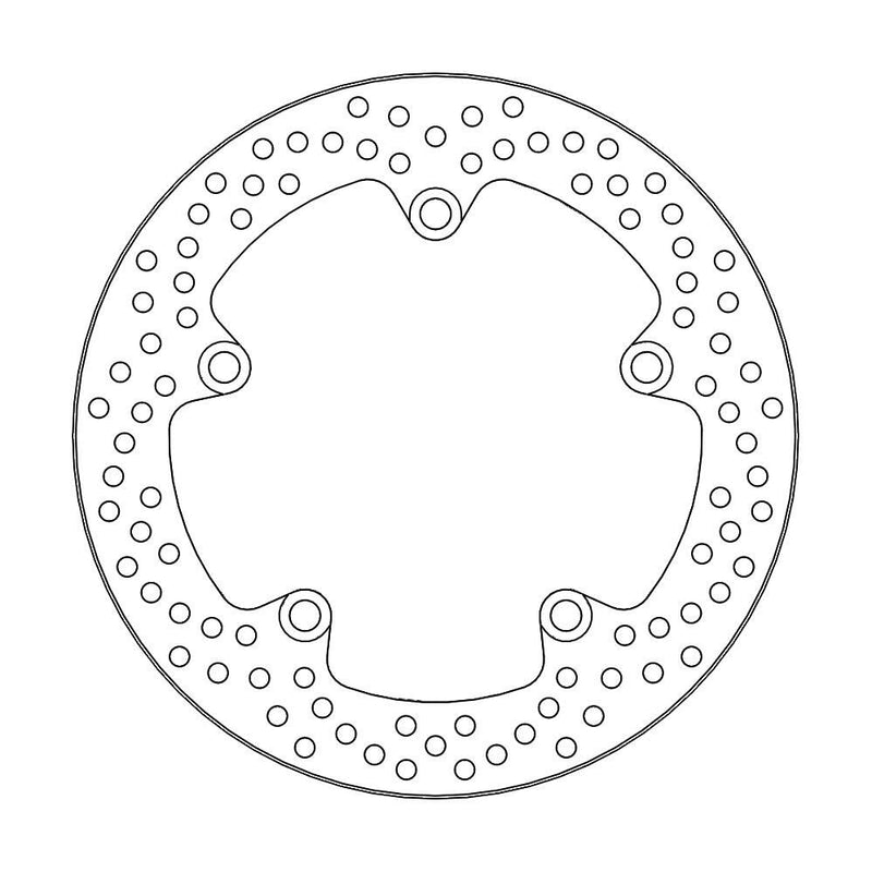Halo Series Rear Brake Rotor For Yamaha MT-07 2014-2016
