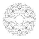 Floating Flame Front Left Brake Rotor Black For Triumph Speed Twin 1200 ABS 2020