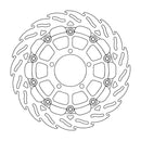 Floating Flame Front Right Brake Rotor Black For Triumph Thruxton 1200 RS ABS 2022