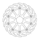 Floating Flame Front Right Brake Rotor Black For KTM Super Duke 1290 GT ABS 2021-2023