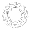 Floating Flame Front Right Brake Rotor Black For Yamaha MT-07 2014-2016