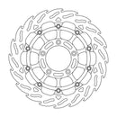 Flame Series Race Front Left Brake Rotor Black For MV Agusta Brutale 1090 R 2013-2014