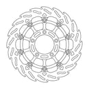 Flame Series Race Front Right Brake Rotor Black For MV Agusta Brutale 1090 R 2013-2014