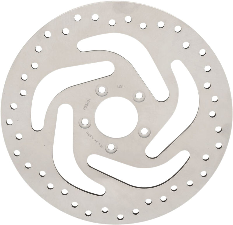 Stainless Steel Drilled Brake Rotor Ground For Harley Davidson FLDE 1750 ABS 2018-2020