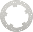 Polished Stainless Steel Drilled Brake Rotor Polished For Harley Davidson FLD 1690 2012-2013