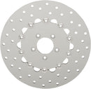 Polished Stainless Steel Drilled Brake Rotor Polished For Harley Davidson FXDB 1584 2007-2010