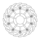 Flame Series Race Front Left Brake Rotor Black For Triumph Speed Triple 1050 2005-2007