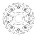 Flame Series Race Front Right Brake Rotor Black For Triumph Speed Triple 1050 2005-2007