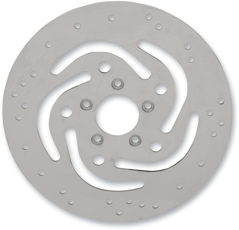 OEM-Style Front Brake Rotor Silver For Harley Davidson FLHR 1450 2000-2003