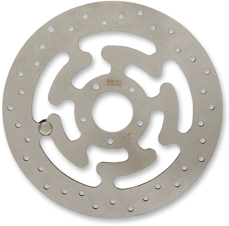 OEM-Style Front Brake Rotor Silver For Harley Davidson FLHR 1584 2008