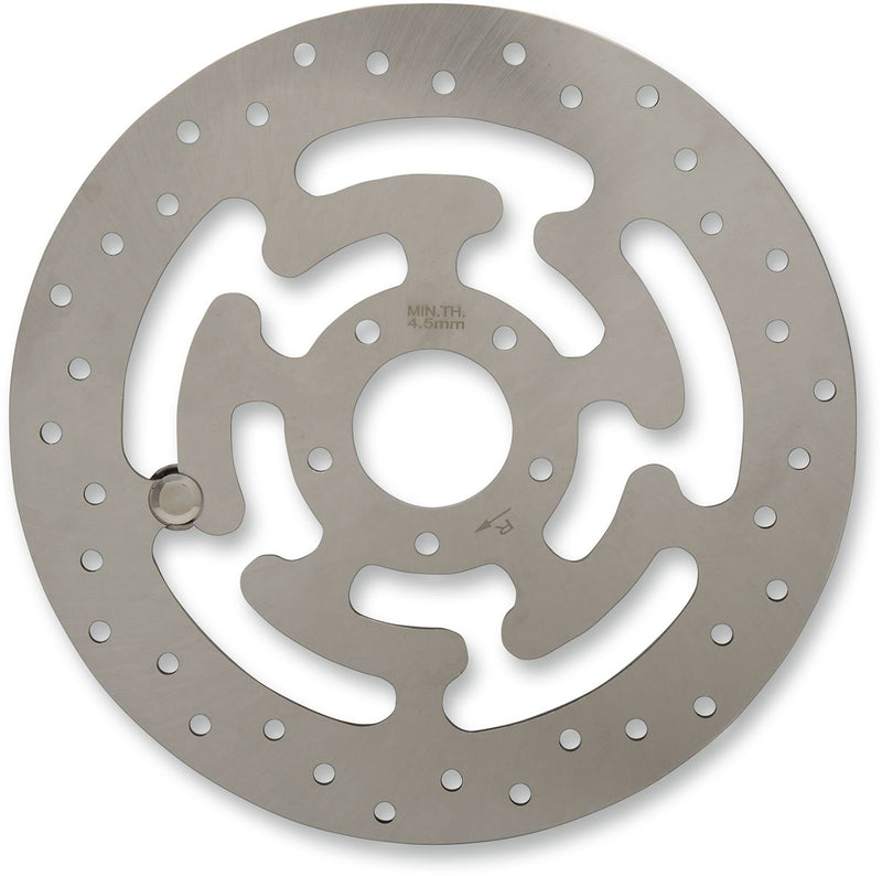 OEM-Style Front Brake Rotor Silver For Harley Davidson FLHR 1584 2009-2011