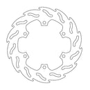 Flame Series Rear Brake Rotor Natural For Yamaha MT-125 2014-2016