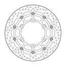 Halo Series Brake Rotor Supermoto Black For Husqvarna 701 Supermoto 2016-2017