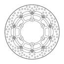 Halo Series Brake Rotor Supermoto Black For KTM SMC 690 R ABS 2014-2020