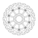 Flame Series Front Left Brake Rotor Black For Aprilia RSV4 1000 RF ABS 2017