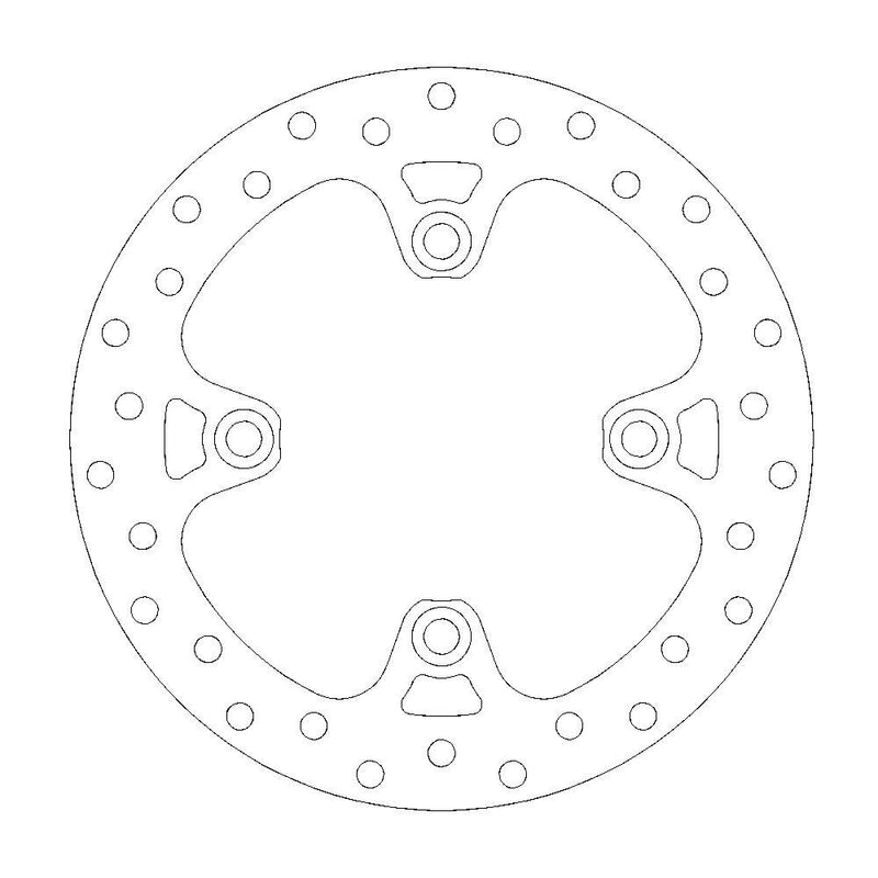 Halo Series Rear Brake Rotor For Triumph Bonneville 1200 Speedmaster ABS 2021-2023