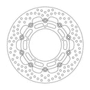 Halo Series Floating Racing Brake Rotor For Yamaha YZF-R1 1000 2009-2014