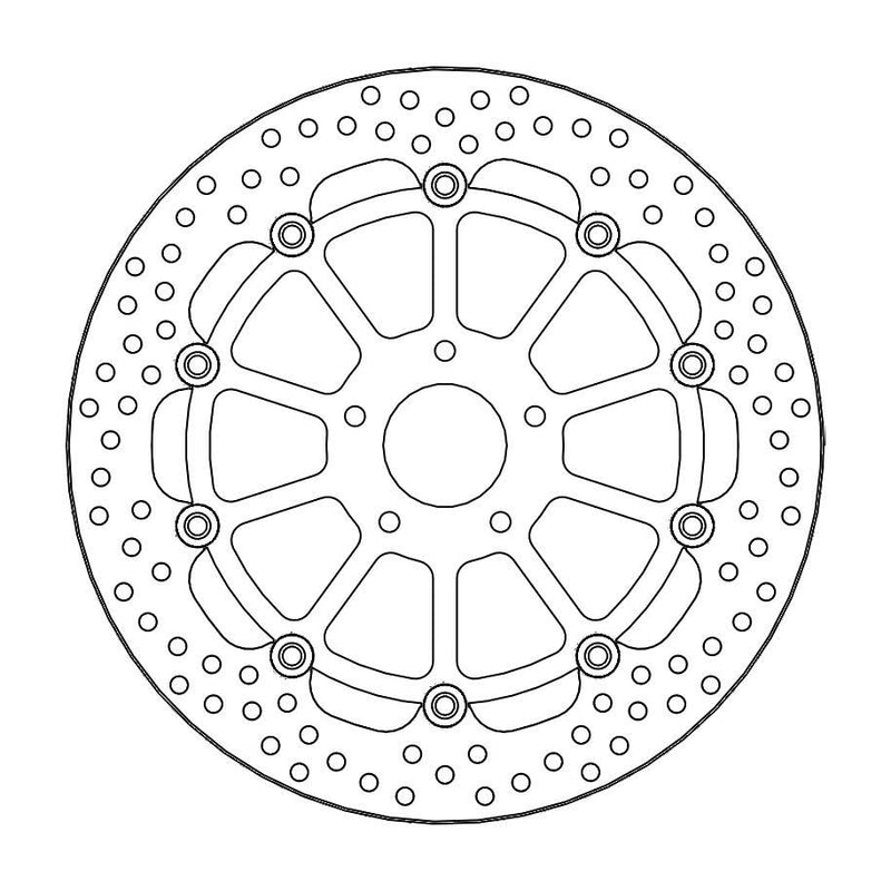 Halo Series Floating Racing Brake Rotor For KTM Super Adventure 1290 ABS 2015-2016