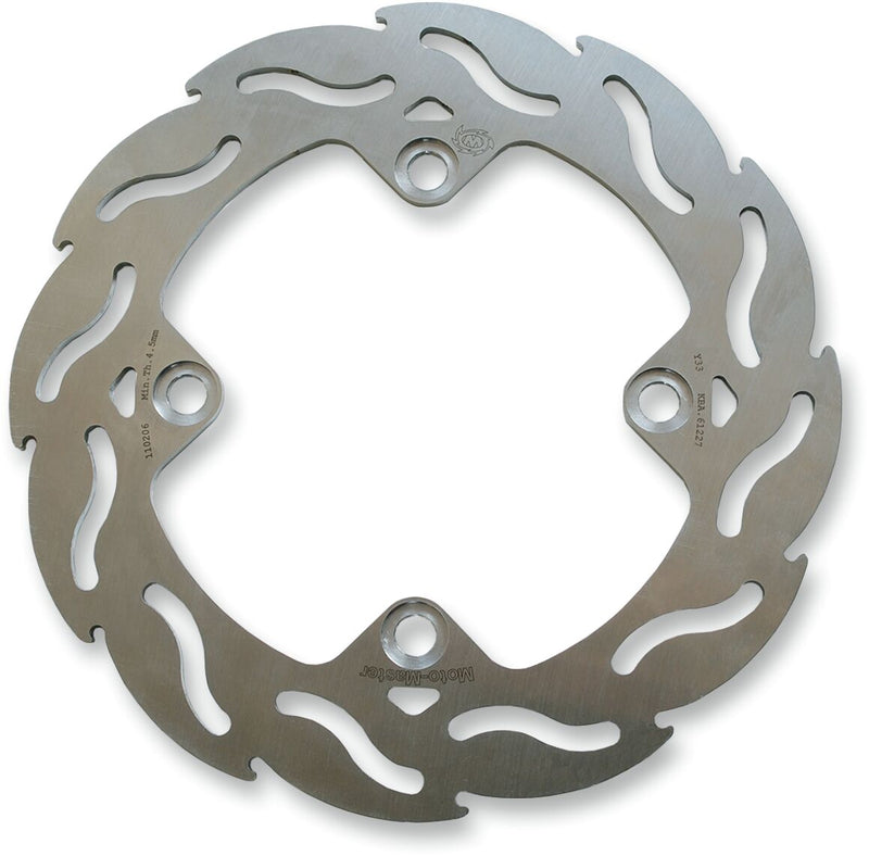 Flame Series Fixed Rear Brake Rotor Silver For Honda CB 500 X ABS 2022