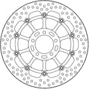 Halo Series T-Floater Brake Rotor Black For Kawasaki ZX-10 R 1000 ABS 2020