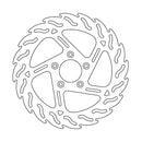 Flame Series Fixed Front Right Brake Rotor Silver For Harley Davidson FLHR 1450 2000-2003