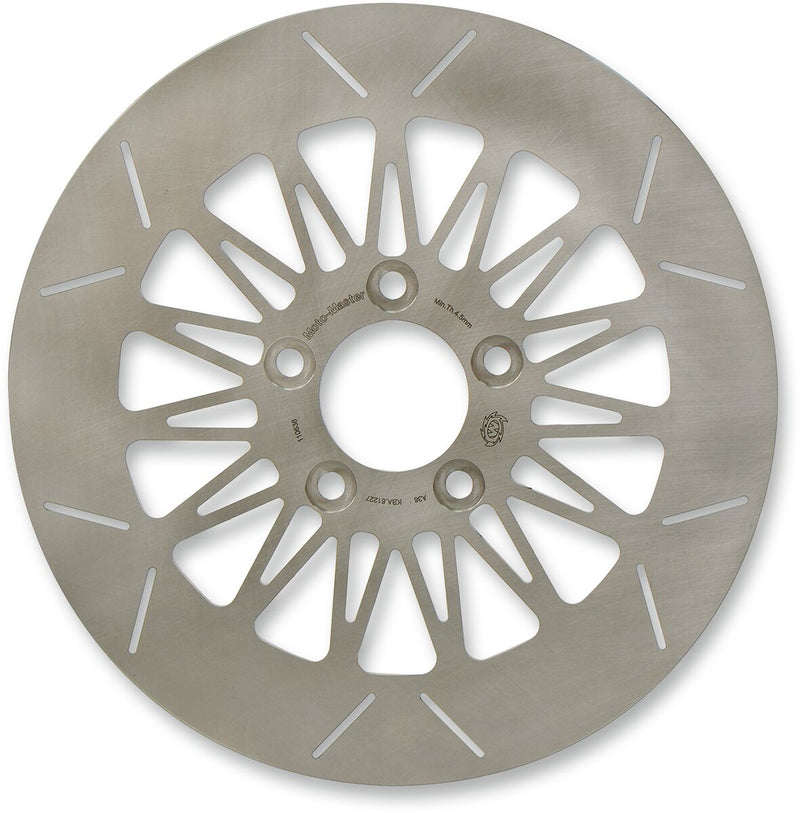 Custom Series Fixed Rear Brake Rotor Silver For Harley Davidson FLHR 1584 ABS 2009