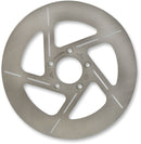 Custom Series Fixed Front Brake Rotor Silver For Harley Davidson FLFBS 1868 ABS 2018-2023