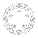 Flame Series Fixed Front Right Brake Rotor Silver For Harley Davidson FLHR 1750 2017