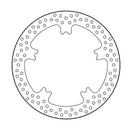 Custom Series Fixed Front Brake Rotor Silver For Harley Davidson FLD 1690 2012-2013