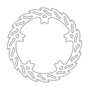 Flame Series Fixed Front Right Brake Rotor Silver For Harley Davidson VRSCX 1250 2007