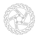 Flame Series Fixed Rear Brake Rotor Silver For Harley Davidson FLHR 1584 2008