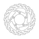 Flame Series Fixed Rear Brake Rotor Silver For Harley Davidson VRSCAW 1130 2007