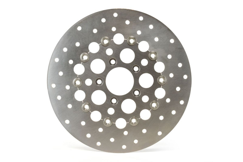 Custom Series Floating Front Brake Rotor Silver For Harley Davidson FLDE 1750 ABS 2018-2020