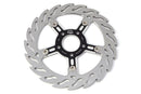 Custom Series Floating Front Brake Rotor Black / Silver For Harley Davidson XL 883 N ABS 2021-2022