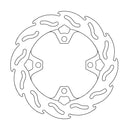 Flame Series Fixed Rear Brake Rotor Silver For Honda CBR 1000 RR 2021