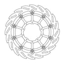 Flame Series Floating Front Right Brake Rotor Black / Silver For Honda CBR 1000 RR 2021