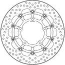 Halo Series Floating Brake Rotor Black / Silver For Honda CRF 1100 L ABS 2022