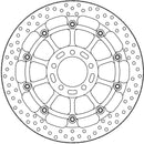 Halo Series Floating Brake Rotor Black / Silver For Ducati MULTISTRADA V4 1200 S ABS 2021-2022