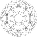 Halo Series Floating Racing Brake Rotor Black / Silver For Ducati Superleggera V4 998 ABS 2021