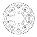 Halo Series Floating Brake Rotor Black / Silver For Suzuki GSX-R 1000 2017-2018