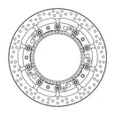 Halo Series Floating Brake Rotor Black / Silver For BMW S 1000 RR ABS 2010-2016