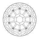 Halo Series Floating Brake Rotor Black / Silver For BMW M 1000 RR ABS 2021-2022