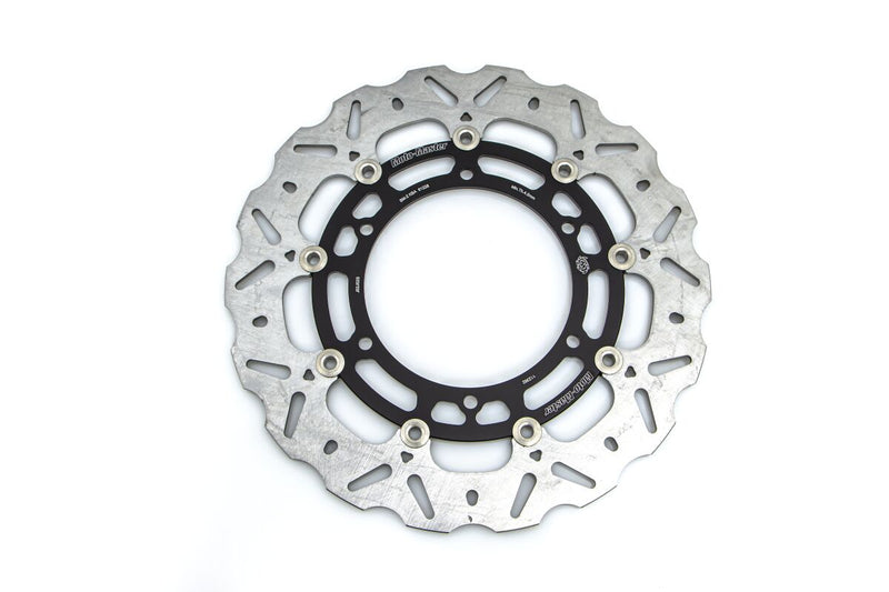 Nitro Series Front Brake Disc Black / Silver For Yamaha MT-01 1700 2007-2009
