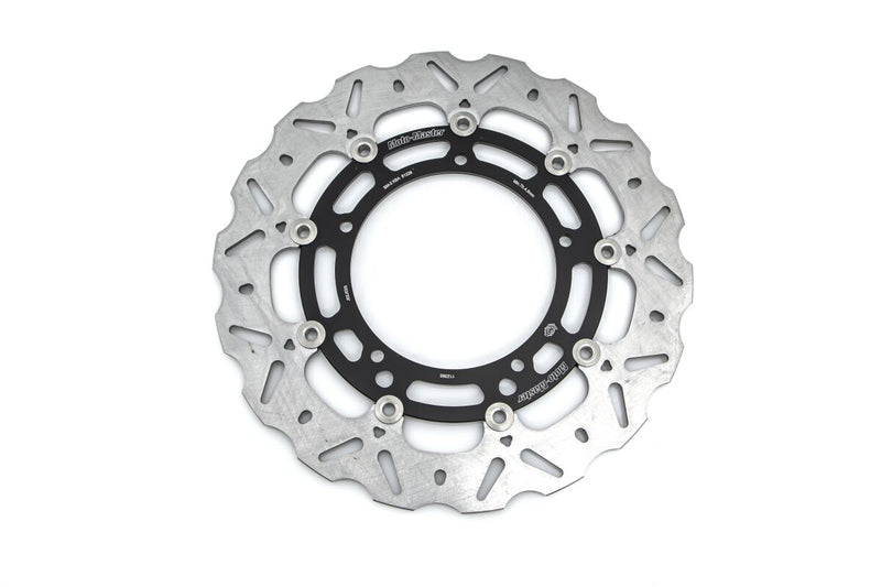 Nitro Series Front Brake Disc Black / Silver For Yamaha FZ8 N 2011-2013