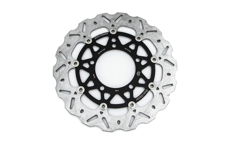 Nitro Series Front Brake Disc Black / Silver For Suzuki GSX-R 1000 2005-2006