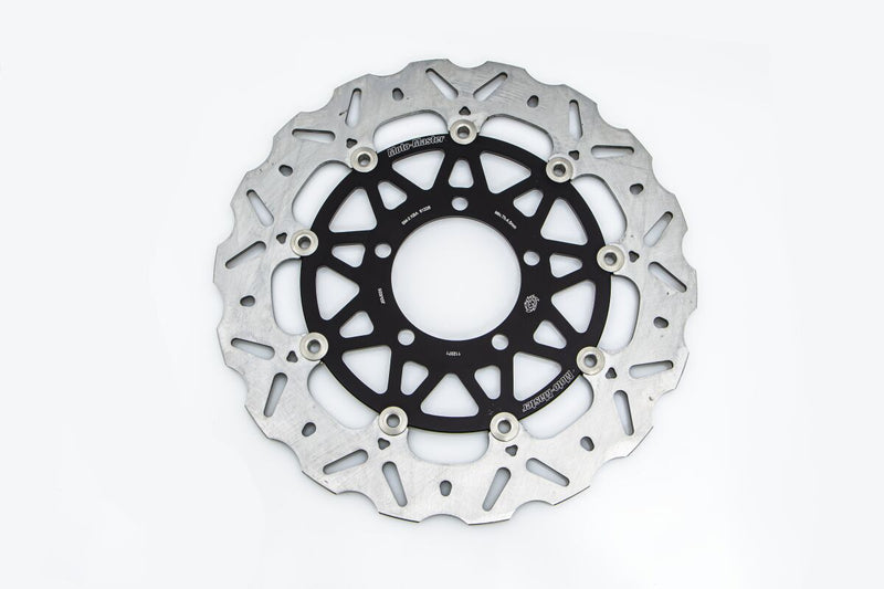 Nitro Series Front Brake Disc Black / Silver For Triumph Bonneville 1200 Speedmaster ABS 2021-2023